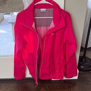 Pink Columbia Rain Jacket